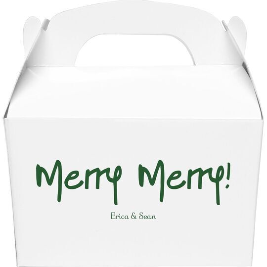 Studio Merry Merry Gable Favor Boxes